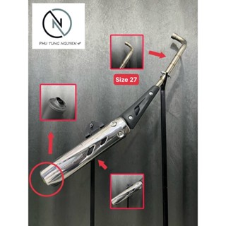 Pô Exciter 2010 Êm & Móc kèm cổ inox cho Sirius XC