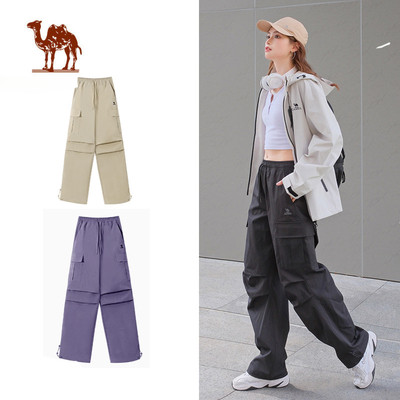 Quần yếm nữ CAMEL CROWN  Quần dệt ngoài trời chống thấm nước Quần đi bộ đường dài