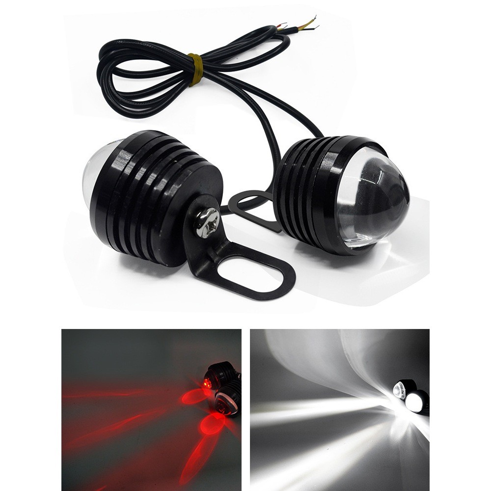 cặp led bi cầu dermi 12V led cree