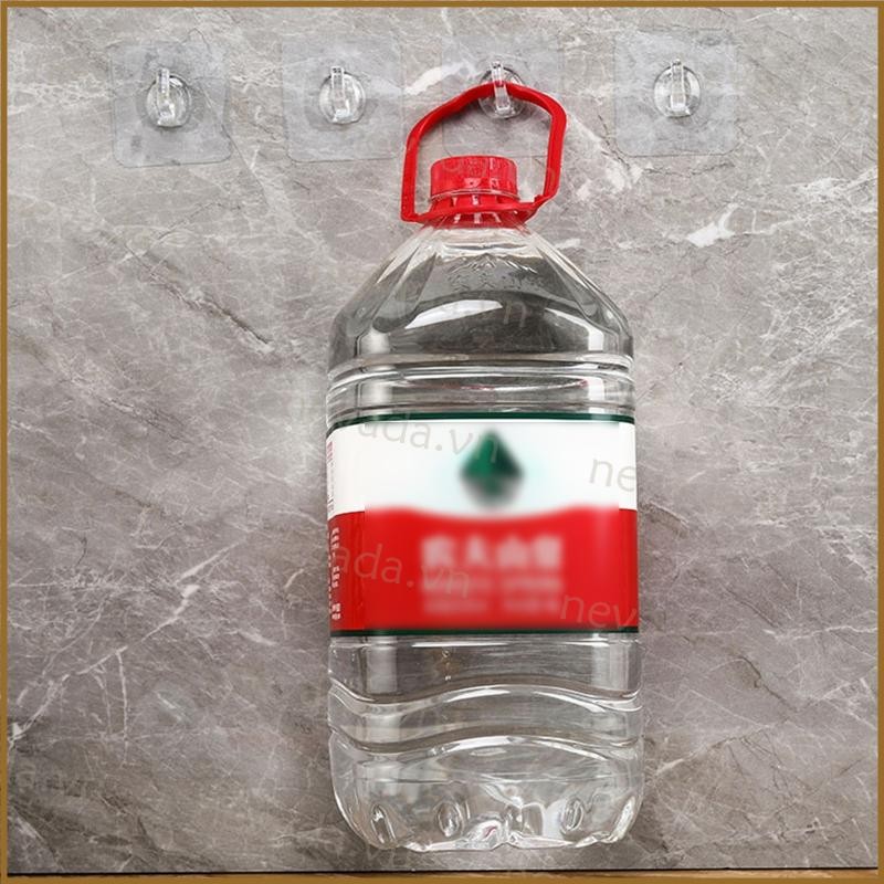 Wall Hook Strong Self Adhesive Transparent Suction Cup Heavy Load Rack