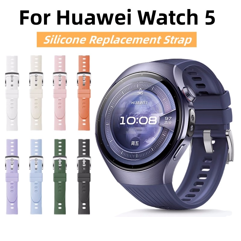 Dành Cho Huawei Watch 5 46mm Dây Đeo Đồng Hồ Thông Minh Silicon Dây Đeo Thay Thế Cho Huawei Watch 5 