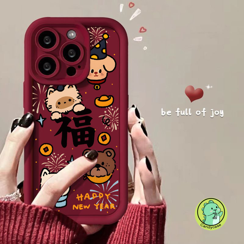 Ốp Điện Thoại Thang Năm Mới Phước Lành Cho Realme 13 12 11 10 Pro Plus 12X 11X NFC 10s 9 8 Pro Speed