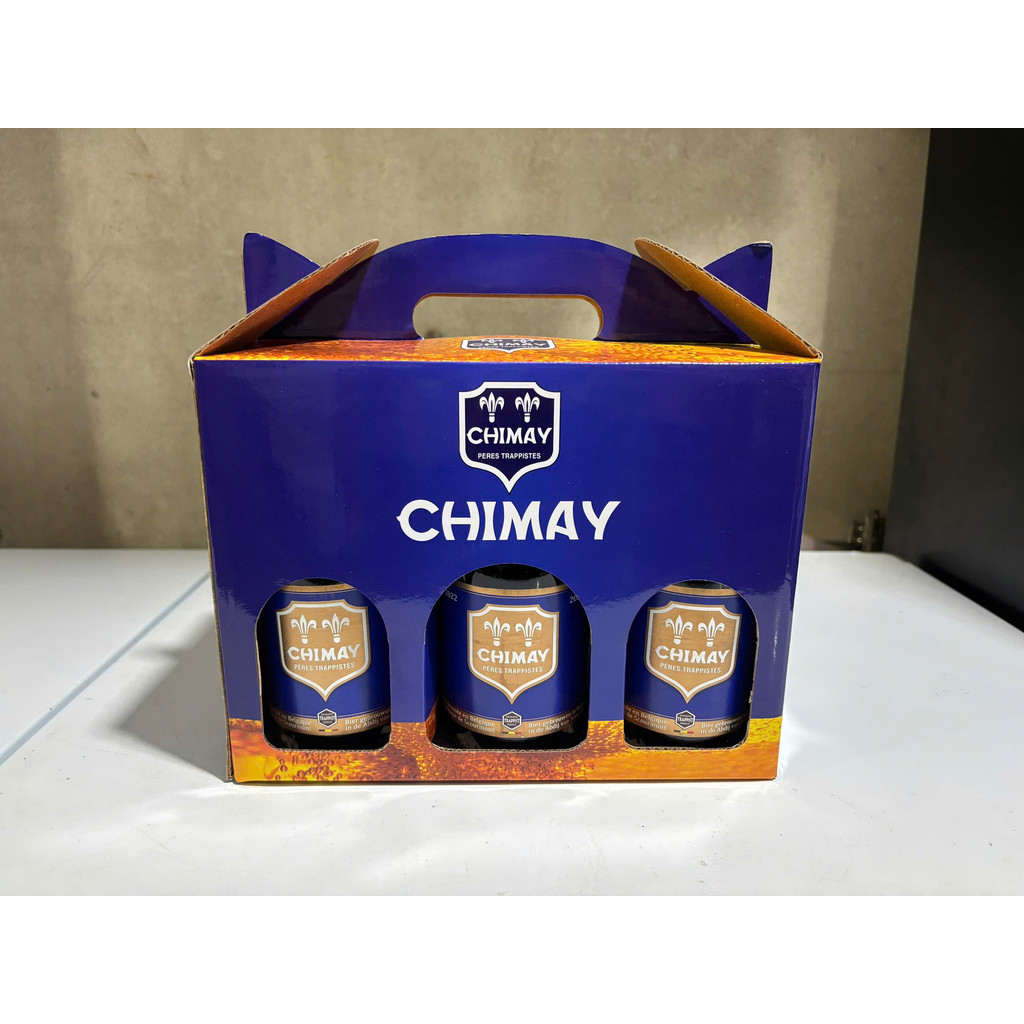 Hộp quà 6 chai Chimay xanh 330ml - nhập khẩu Bỉ