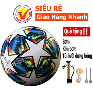 Quả bóng đá tiêu chuẩn Loại 3 lớp Banh da số 5 BÓNG ĐÁ SỐ 5 DA CAO CẤP SIÊU PHẨM MỚI