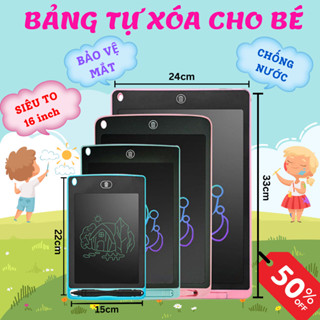 [MÀU ĐA SẮC] Bảng Vẽ Điện Tử Thông Minh Tự Xóa LCD - SIÊU TO KHỔNG LỒ - Đồ Chơi Giáo Dục Tư Duy Sáng Tạo An Toàn Cho Bé