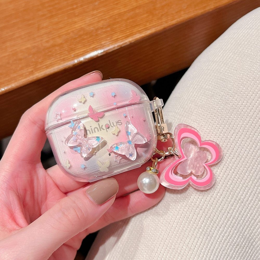 Dành Cho Lenovo LP40 Pro Ốp Lưng Hoạt Hình Ngôi Sao Bướm Hoa Tai Nghe Mềm Cho Lenovo LP40Pro Tai Ngh