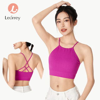  Leorrey-Áo ba lỗ tập yoga đan liền không đường may có đệm lót áo ba lỗ tập yoga thể thao 
