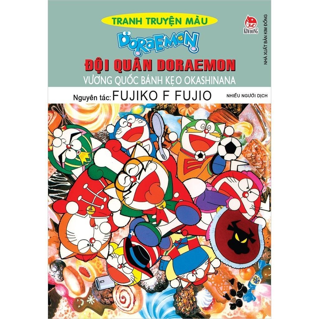 Truyện - Doraemon Tranh Truyện Màu - Đội Quân Doraemon - Vương Quốc Bánh Kẹo Okashinana - Fujiko Fuj