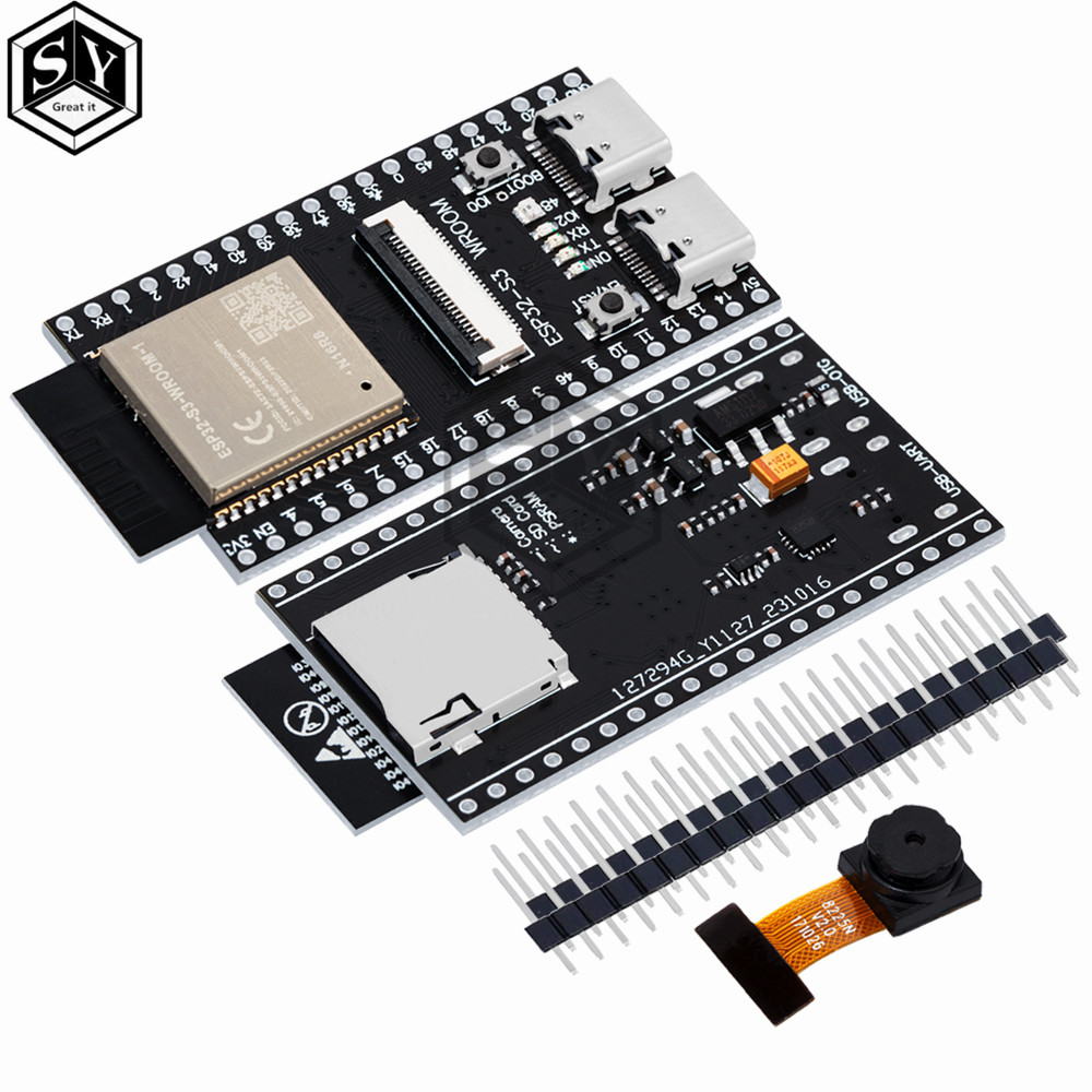 ESP32-S3 WROOM N16R8 CAM Ban Phát Triển WiFi + Bluetooth Module OV2640 Camera