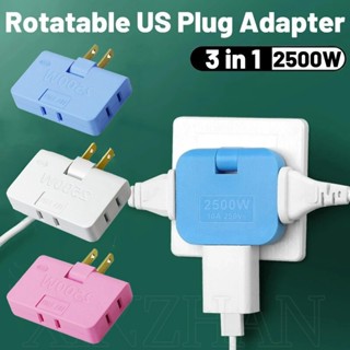Phích cắm chuyển đổi 3 trong 1 có thể xoay tiện dụng