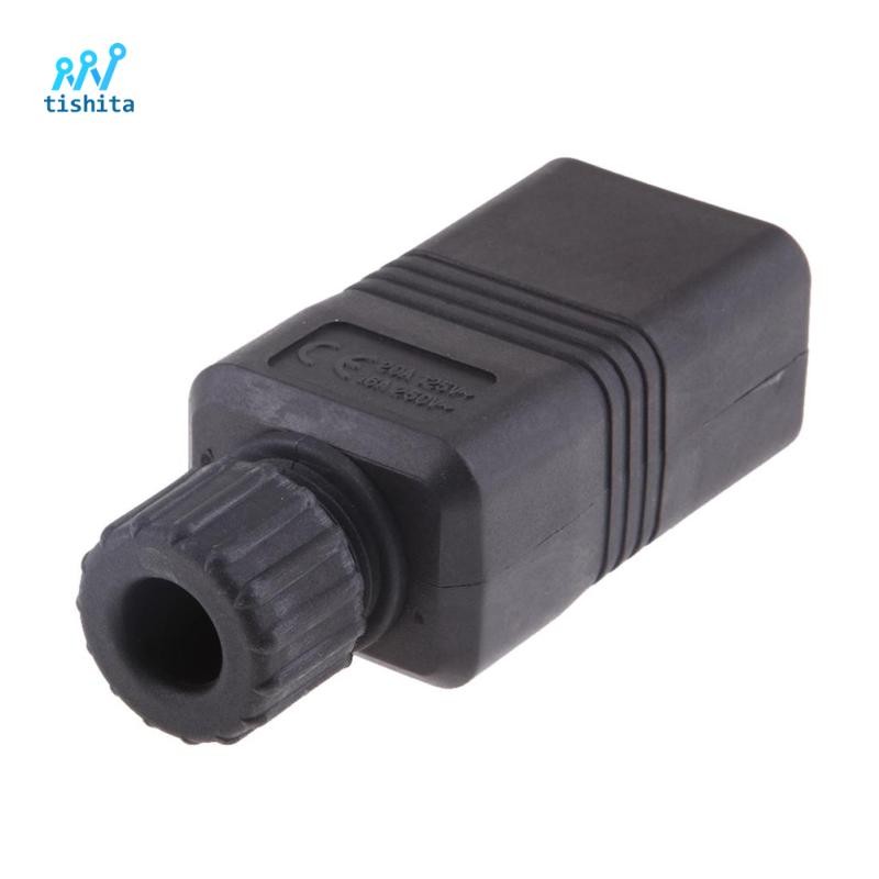 IEC 320 C20 16A 250V AC Cắm C20 Nam DIY Có Thể Xoay Lại Cắm C20 Khóa Vít