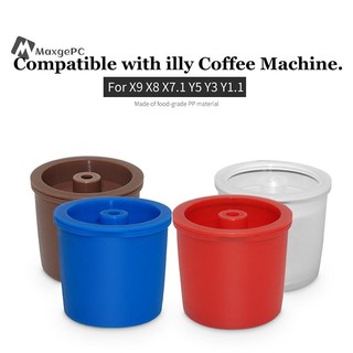 Maxgepc Viên nang có thể nạp lại Cốc cà phê Tương thích Illy Máy nạp lại hồ sơ cà phê mới