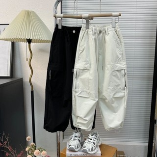 Quần Cotton nguyên chất siêu mềm cho trẻ em Quần chống muỗi mùa hè Quần thường ngày cỡ lớn Trẻ em Phiên bản Hàn Quốc