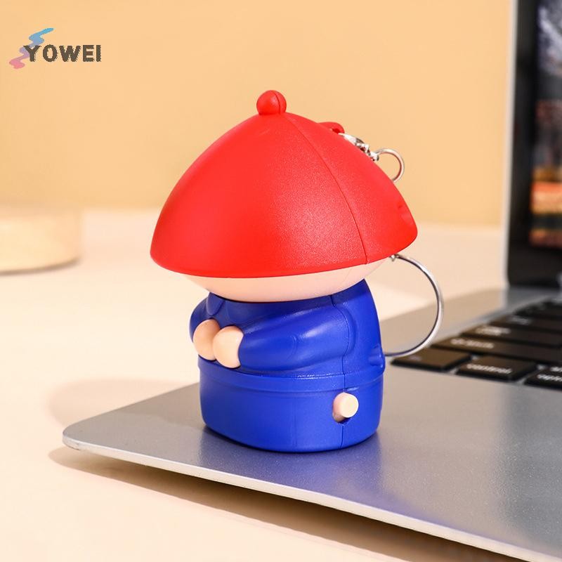 YOWEI Creative Eunuch Điều khiển bằng giọng nói Hiệu ứng âm thanh Đồ chơi Móc khóa Eunuch Giọng nói 