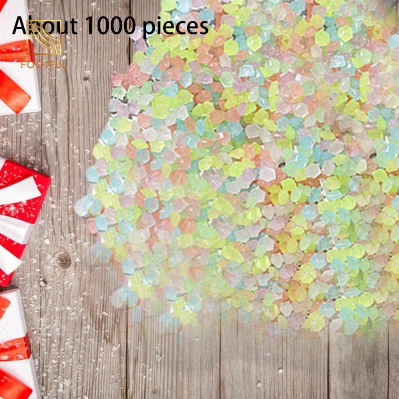 1000x GLOW IN THE DARK PEBLE STONE LUMINOUS GARDEN HOA BED SHINY MÀU SẮC