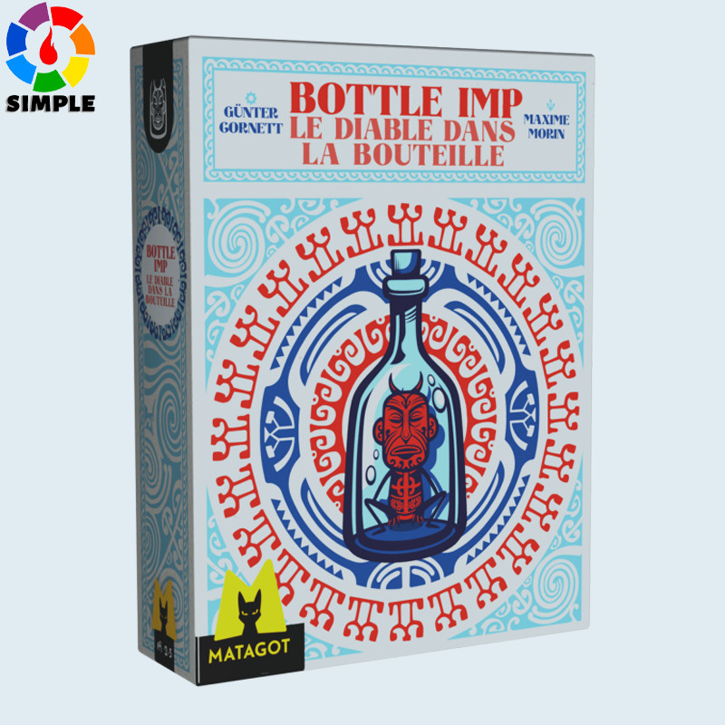 Bottle Imp - New Edition, Strategy Card Game, Trick-Taking Game with Glass Bottles, Strategy & Biddi