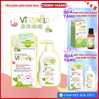 Sữa tắm gội 2in1 thảo dược cho bé VIFOCHILD 200ml Làm sạch Dưỡng ẩm Bảo vệ làn da khỏe mạnh