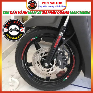 Tem Dán Vành (Mâm) MARCHESINI 3M Phản Quang Cực Chất – Bám Dính Tốt, Bền Màu, Tăng Thẩm Mỹ Xe Máy