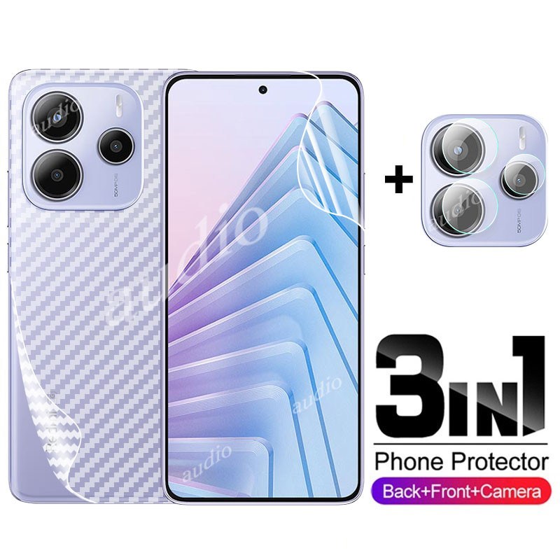 Redmi note 14 5G 4G 3in1 Mặt Sau Ống Kính Hydrogel Phim Cho redmi note14 note 14 5G 4G 2025 Bảo Vệ M