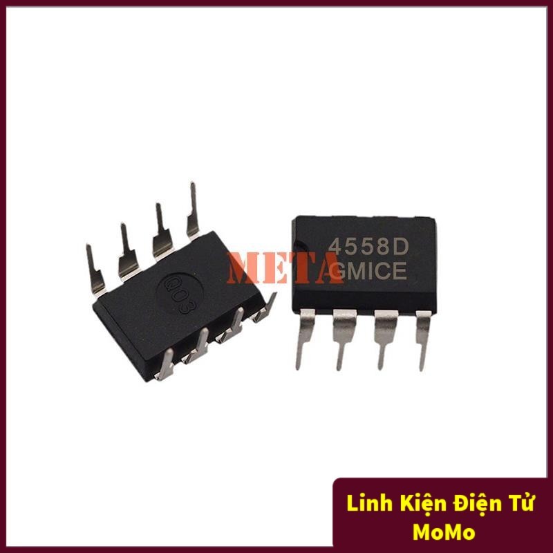IC 4558 4558D Dip 8, JRC4558, JRC4558D Khuếch đại kép hàng mới 100% chất lượng cao