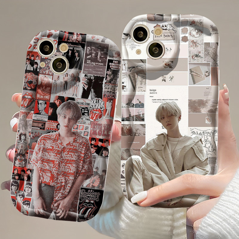 ✨Bán chạy✨EXO Hàng Hóa Baekhyun Kem Họa Tiết Cùng Một Ốp Lưng Điện Thoại Thích Hợp Cho iPhone16pro m