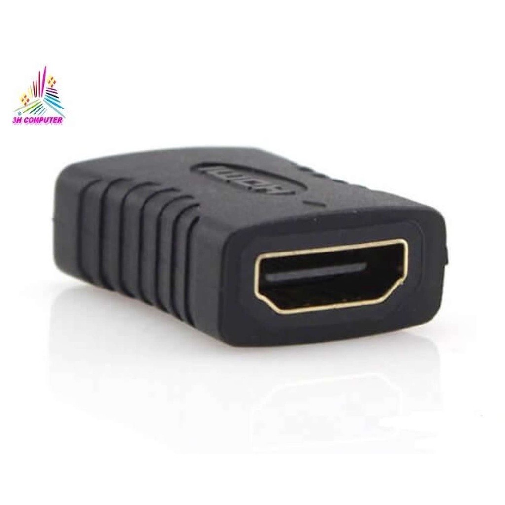 [HCM]Đầu nối HDMI Đầu nối HDMI 2 đầu âm Connect Adapter (Đen) Tiện ích hơn Cáp chuyển đổi HDMI sang 