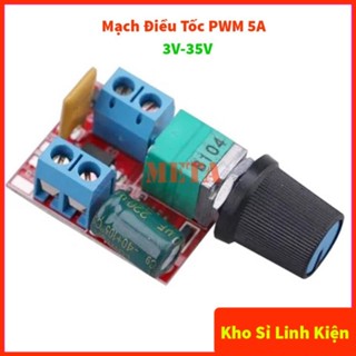 Mạch điều tốc động cơ DC PWM 5A 3 - 35V dùng điều khiển tốc độ motor chỉnh độ sáng đèn Led ( Led Dimmer ver2)