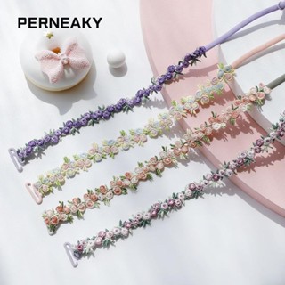 Peneaky 1 cặp Dây đeo áo ngực hoa, Dây đeo vai chống trượt có thể điều chỉnh, Dây đeo đồ lót co giãn hoa Polyester Dây đeo thắt lưng Váy dự tiệc cưới