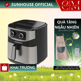 Nồi chiên không dầu 9L Sunhouse Chính hãng, Air Fryer SHD4035 1800W chống dính, an toàn - CHEAPMALL SUNHOUSE