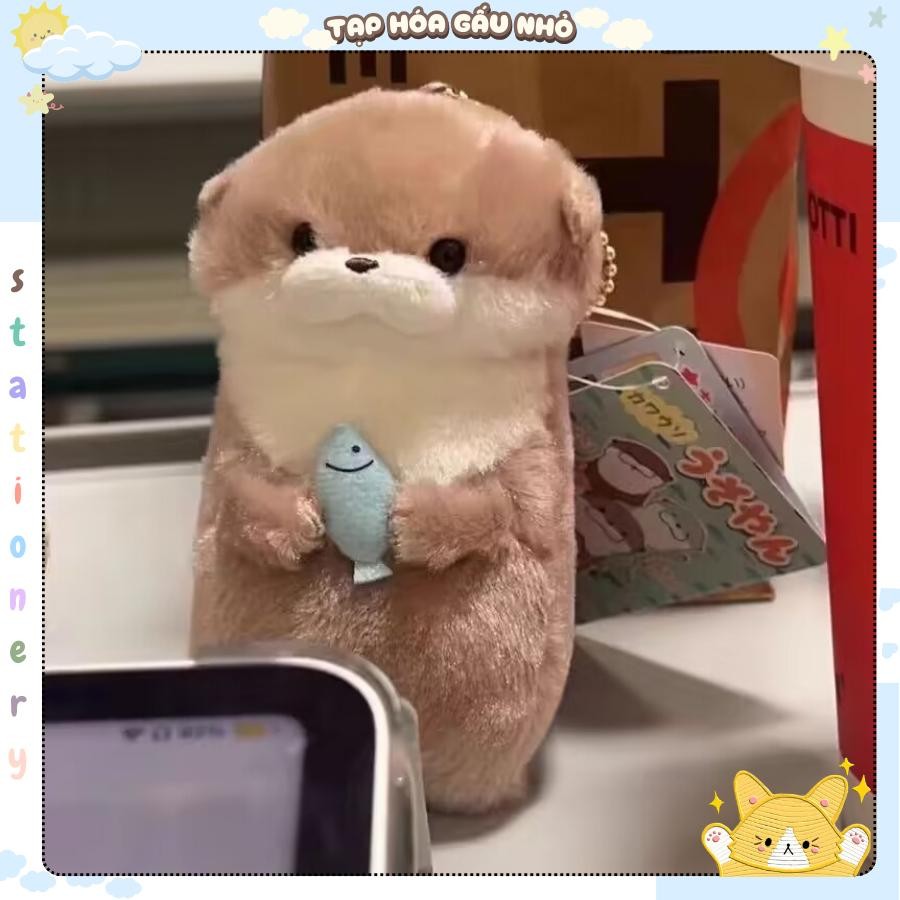 Móc khoá Amuse rái cá nhỏ dễ thương móc trang trí balo - Tạp hóa Gấu Nhỏ