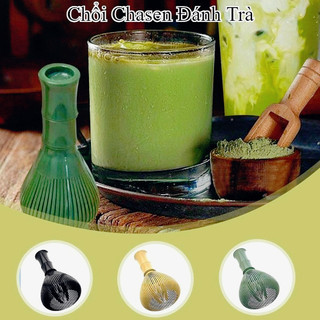 Chổi Chasen Đánh Trà ,Chổi Đánh Matcha Chổi,Cây khuấy trà xanh Nhật Bản,bộ dụng cụ pha trà matcha