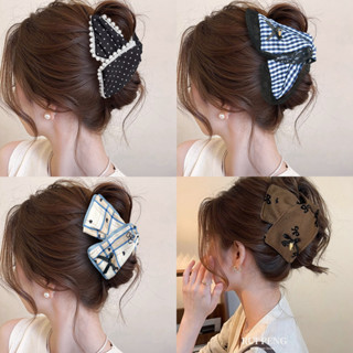 Kẹp Tóc Hình Tam Giác Cho Người Phụ Nữ Mới Phong Cách Hepburn Lớn Kẹp Tóc Cá Mập Mũ Đội Đầu