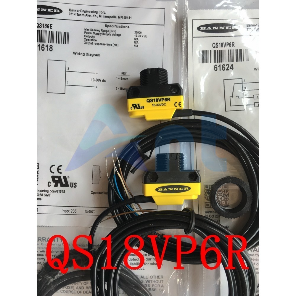 Công Tắc Quang Điện Ngược Ngược  Banner Hoàn Toàn Mới  Qs186e Qs18vn6r Qs18vp6r