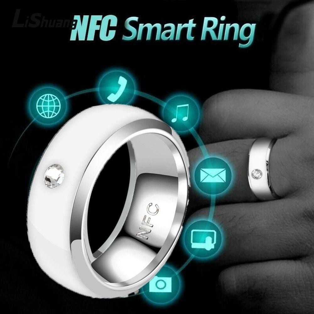 Nhẫn thông minh LISHUANG NFC, Nhẫn kỹ thuật số đeo ngón tay bằng thép không gỉ Magic Wearable Connec