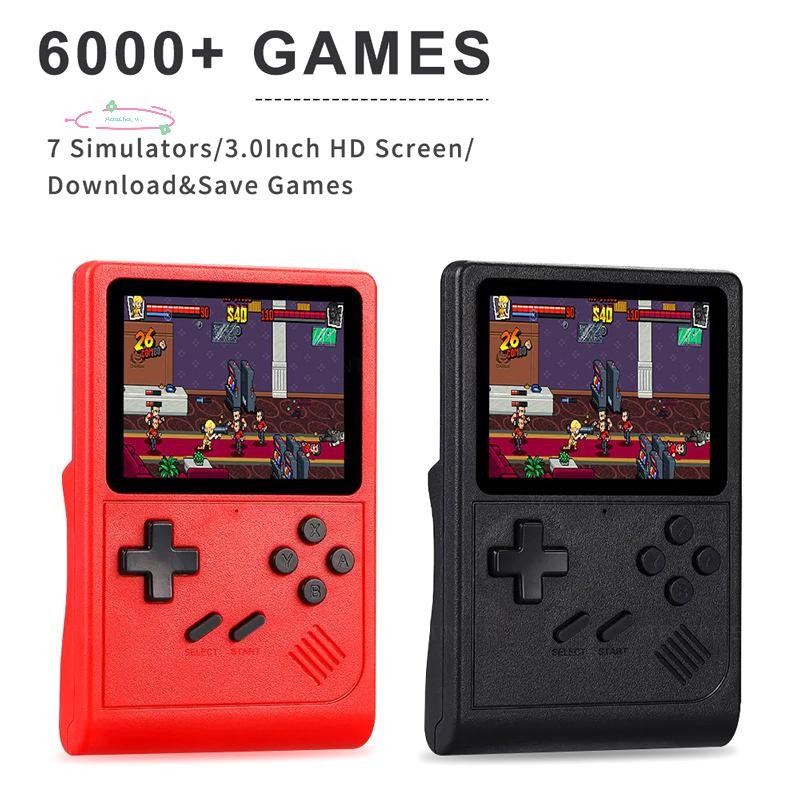 Adachoi GB300 Máy Chơi Game Di Động Retro Retro Retro Máy Chơi Game 6000 + Nhà Máy Trò Chơi Còn Hàng