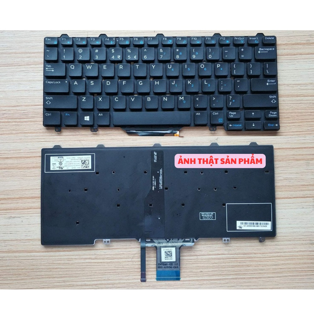 Bàn Phím Laptop Dell Latitude E7250 E7270 E5250 3150 3160 E5250 E5270 E7270 XPS 9250 NEW Bảo Hành 6 