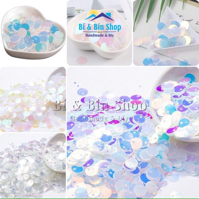 20g Kim Sa Treo Tròn Lỗ Lệch Loại Đẹp Đính Kết Trang Phục, Làm Phụ Kiện Thời Trang