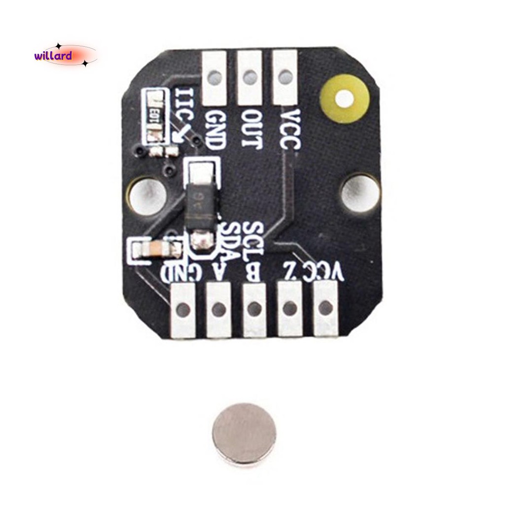 Mô-đun mã hóa từ tính MT6701 Bộ mã hóa động cơ không chổi than PWM / I2c Chế độ ABZ 1024 dòng Thay t