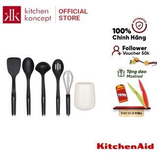 KitchenAid- Bộ dụng cụ nhà bếp màu đen-6 món