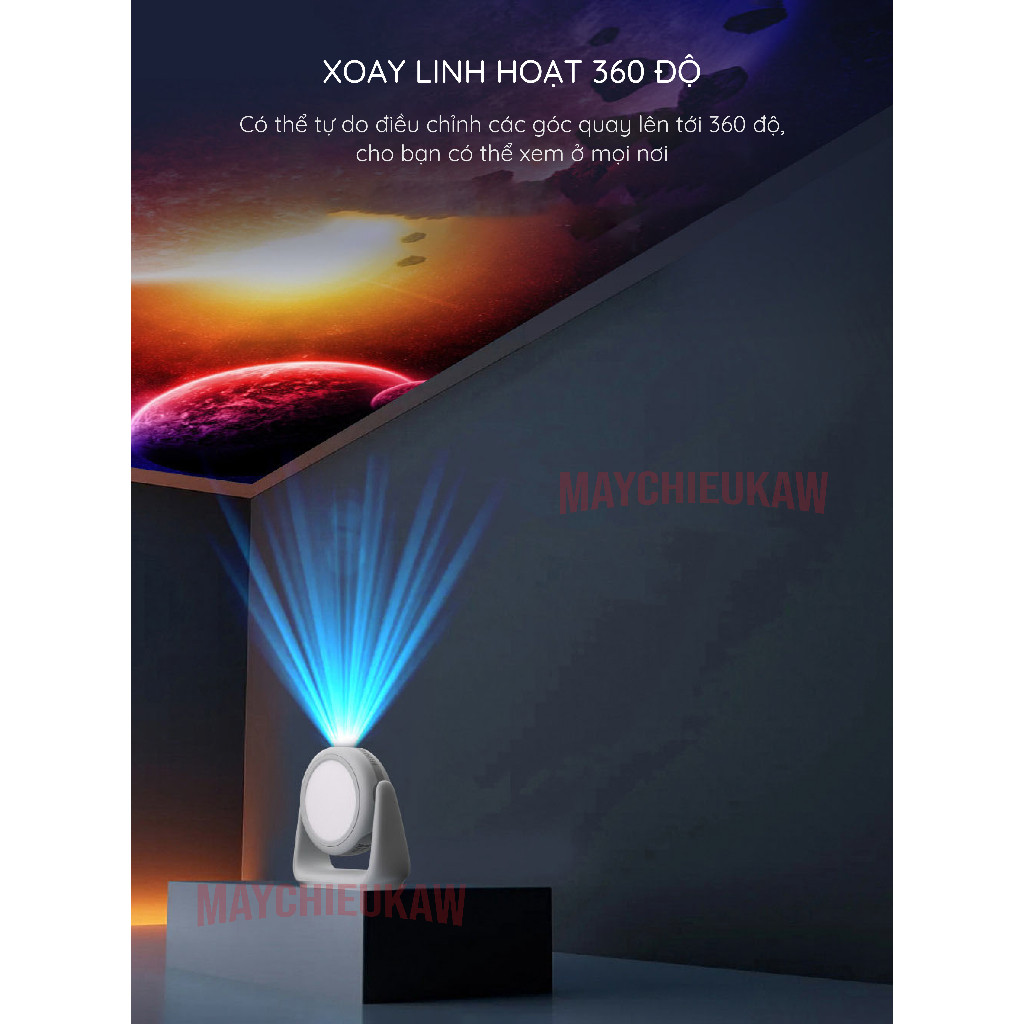 Máy chiếu tích hợp pin KAW Leser Hition KAW K1 - Độ Phân Giải Full HD, Tích Hợp Đèn Bàn, Đa Ứng Dụng | BigBuy360 - bigbuy360.vn