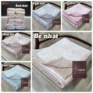   Chính hãng  Chăn lông cừu 5D Chanvre Nishikawa 2,5kg siêu ấm siêu nhẹ VUACHANGA 