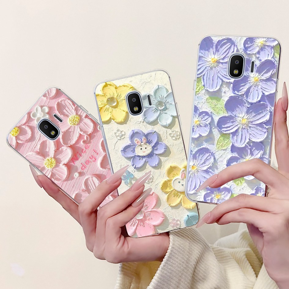 Dành Cho Samsung Galaxy J2 Pro 2018 J250F / J2 Core J260F Ốp Lưng Hoa Bướm Mềm TPU Dành Cho Samsung 
