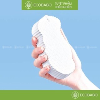 Bông Tắm cao su non cho bé nội địa Nhật Bản êm mềm làm sạch cao cấp từ imakara - Ecobabo