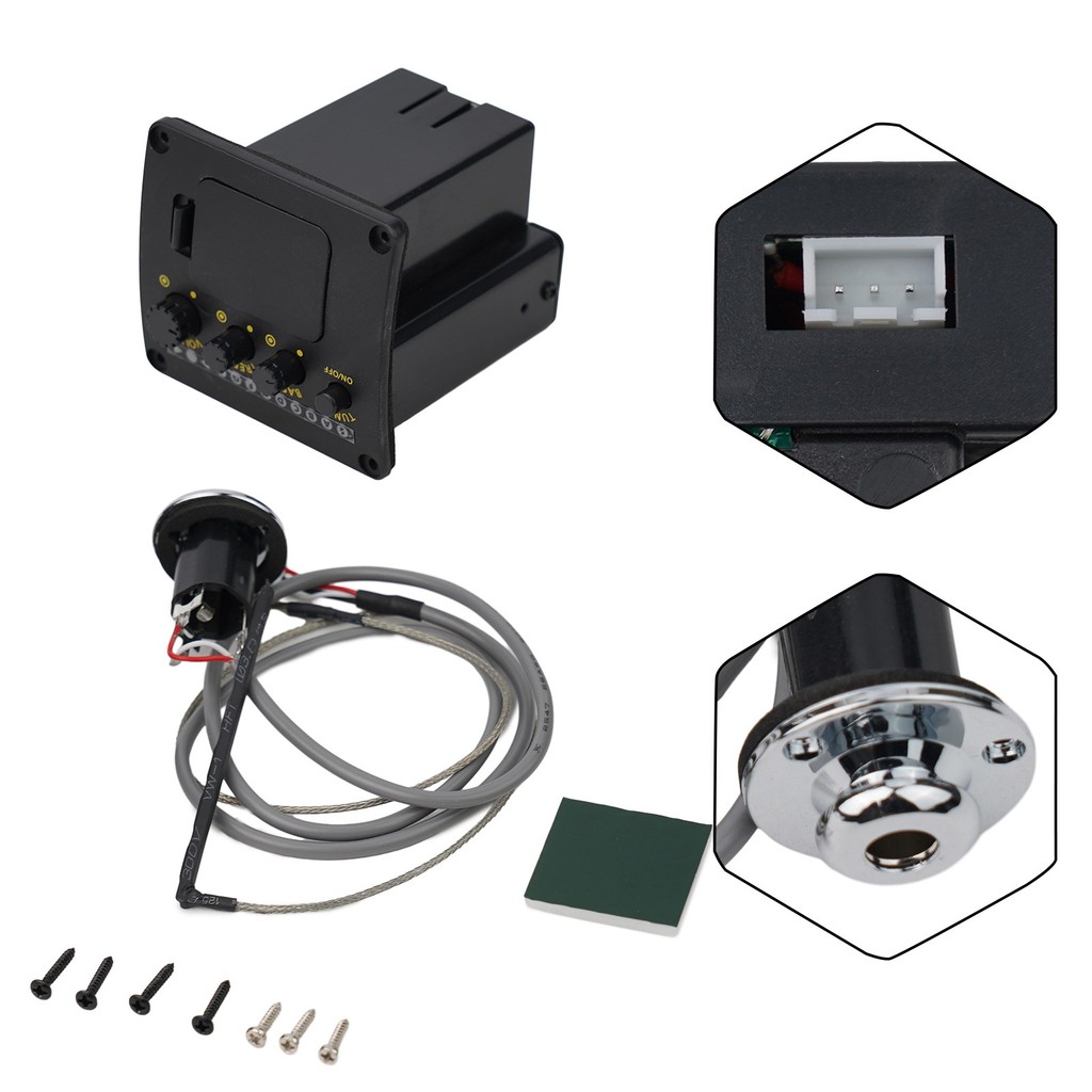 Perform with Confidence using this Professional Acoustic Guitar Pickup EQ System[EXQU]