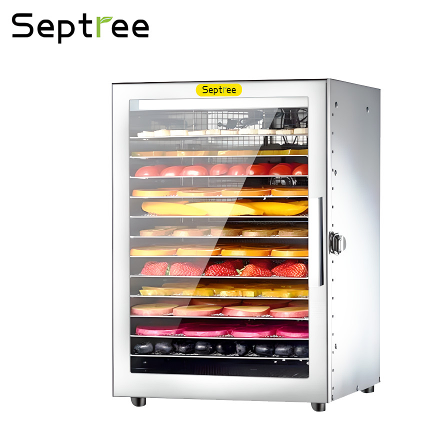 [MALL] Máy sấy thực phẩm chuyên nghiệp dung tích 45 lít, 12 khay thương hiệu cao cấp Septree ST-06 - Bảo Hành 1 Năm