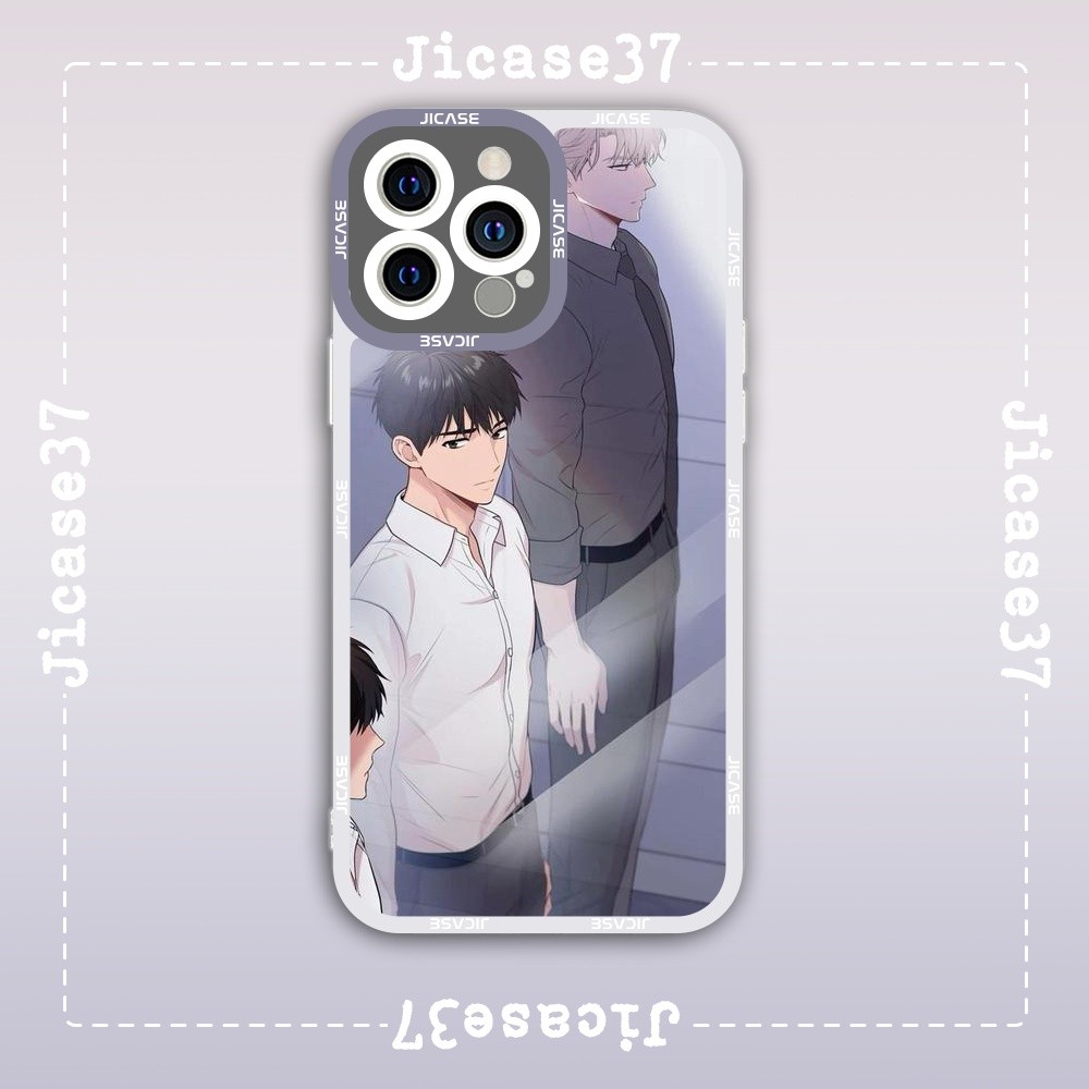 Ốp lưng iPhone Cạnh Vuông Samsung Xiaomi Oppo Manhwa boylove Passion nhân vật Taeui vs Ilay