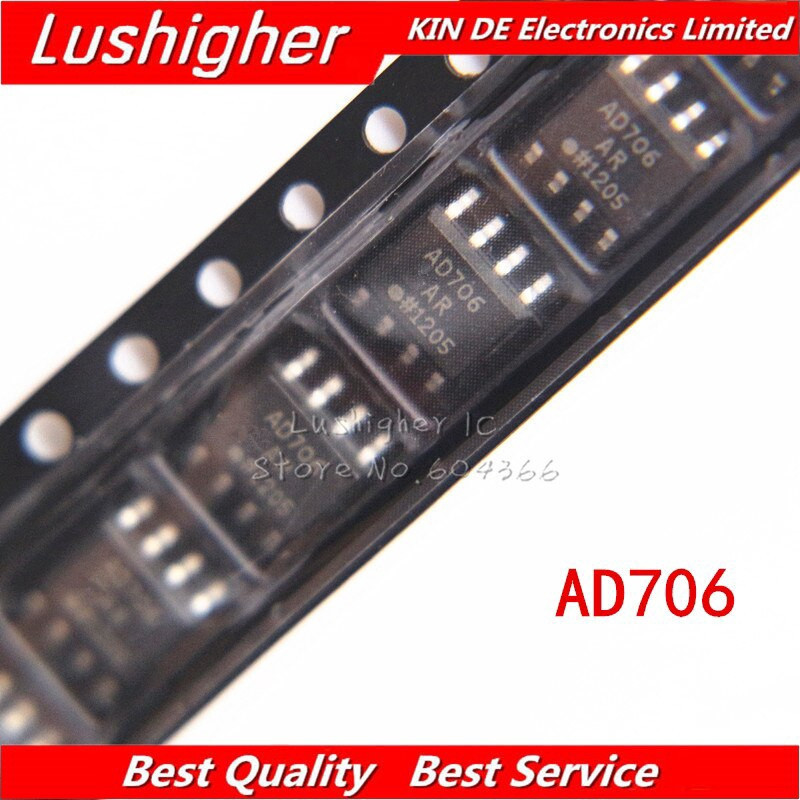 5 CÁI AD706 SOP8 AD706AR SOP AD706ARZ SMD IC mới và nguyên bản miễn phí vận chuyển