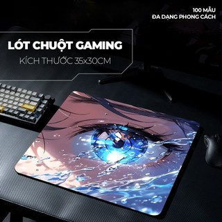  Thảm Lót Chuột Gaming 35x30cm - Thiết Kế Chuyên Game FPS Dày 3mm Chất Liệu Cao Su Chống Trơn Trượt 