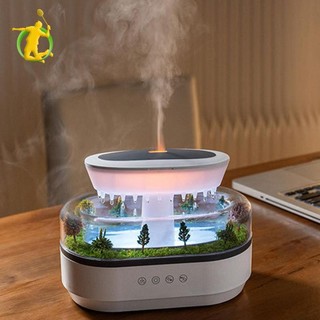 Máy tạo độ ẩm không khí Raindrop Tinh dầu phong cảnh vi khí quyển Máy tạo độ ẩm hương thơm cho đầu giường văn phòng