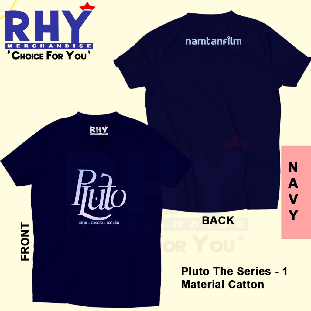 Áo thun HOT 2025 Pluto The Series Cotton Nguyên Chất Thoải Mái Mặc Thời Trang S-5XL Mới